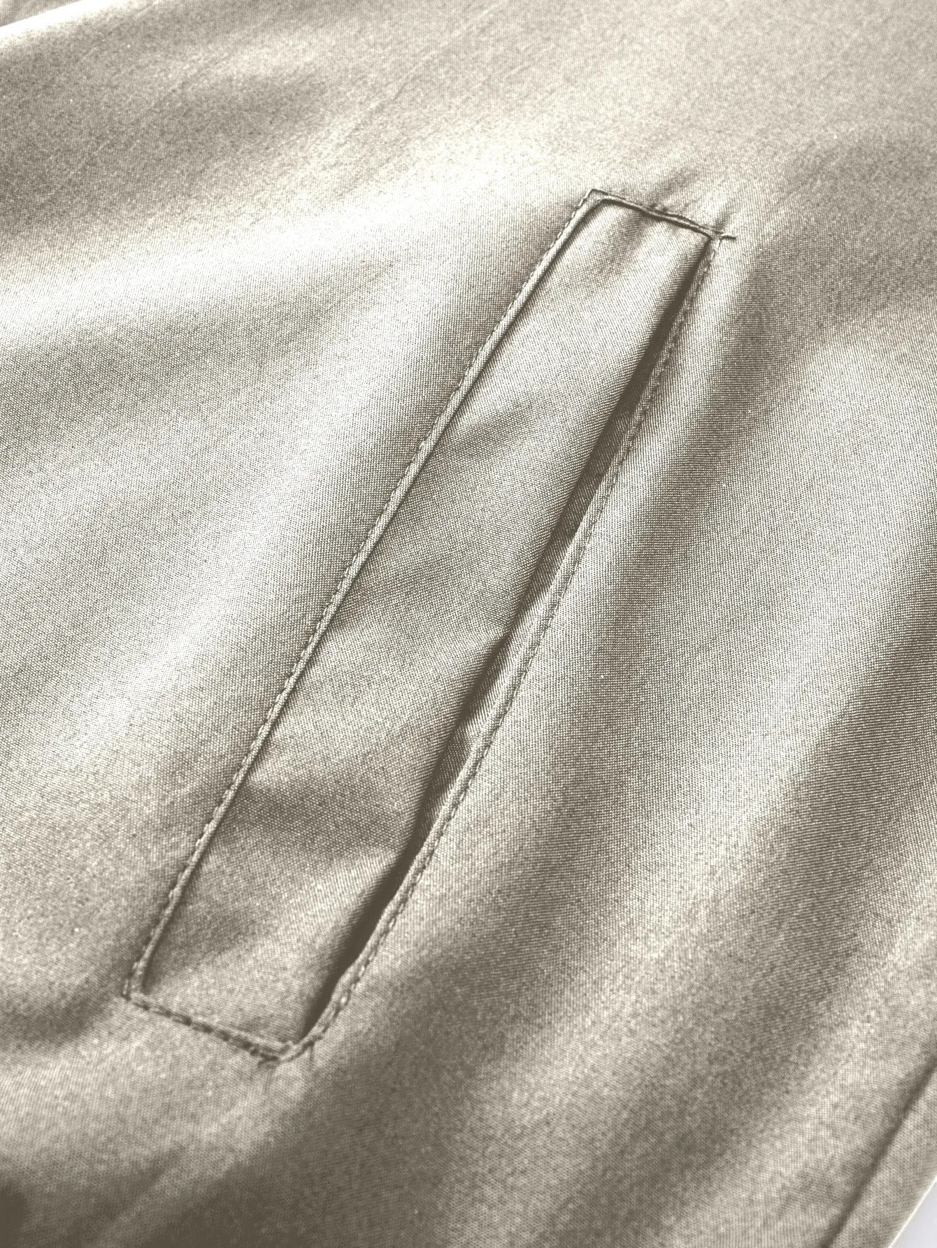 2024 Spring and Autumn New Baseball Collar Short Loose Solid Color Jacket Men's Business Casual Thin Coat Trend